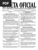 Gaceta Oficial 41711 Sumario