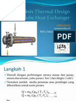 133729927 Analisis Thermal Design Shell Tube Heat Exchanger Metode LMTD Dan
