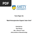 Download Term Paper Bulk Hetero Junction Solar Cells by Vipul Sharma SN42654619 doc pdf