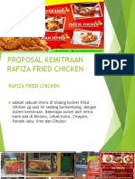 Proposal Kemitraan Rafiza Fried Chicken