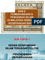 BAB 8 Pembaharuan Dan Pengaruh Islam Di Malaysia