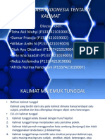 Tugas Bahasa Indonesia Tentang Kalimat