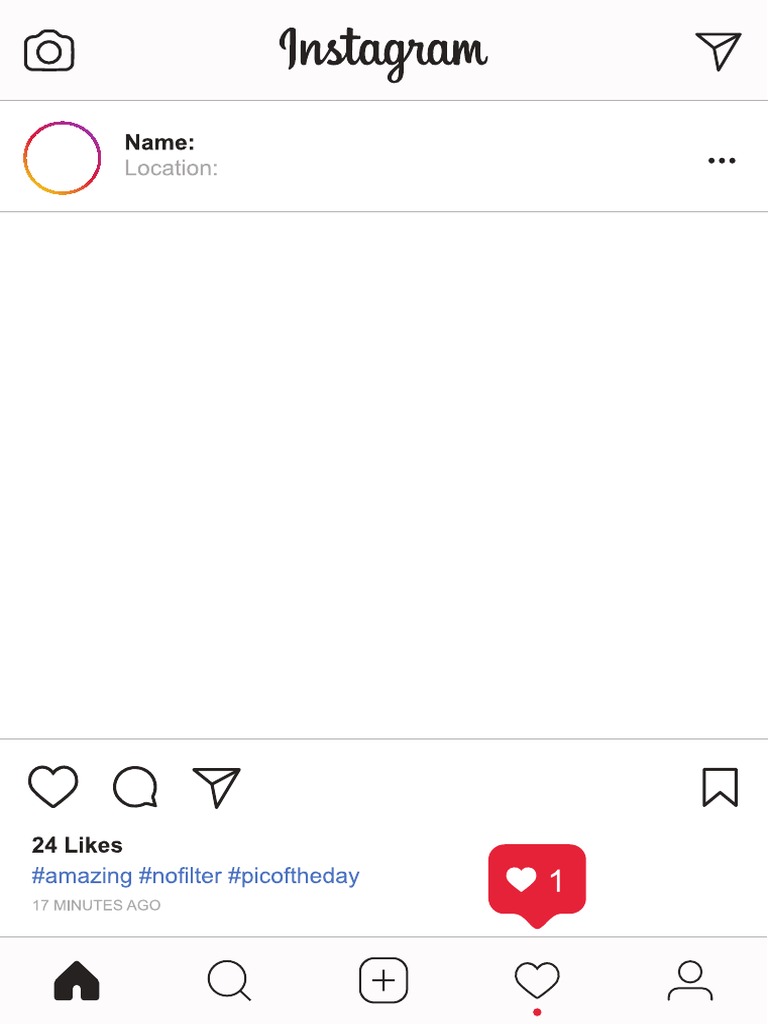 Instagram Template PDF PDF