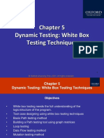 Dynamic Testing: White Box Testing Techniques: © Oxford University Press 2011. All Rights Reserved