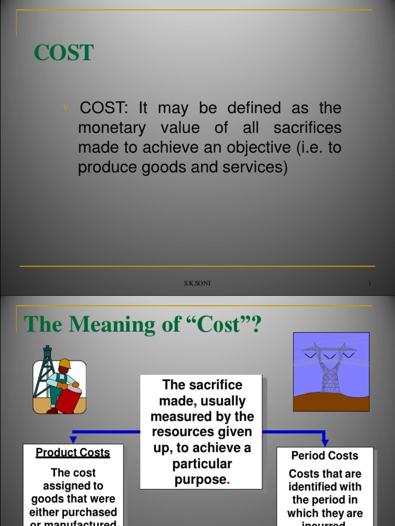 Understanding Monetary Cost Definitions | PDF | Cost | Expense