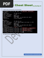 Docker Cheat Sheet: by Devops G