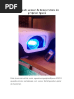 Reparo Do Sensor de Temperatura Do Projetor Epson