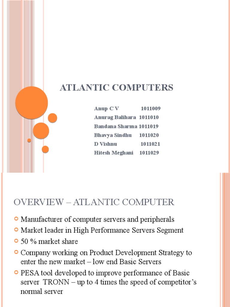 Atlantic Computers | PDF