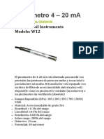 Caracteristicas de Piezómetro 4