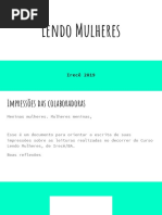 Roteiro Lendo Mulheres