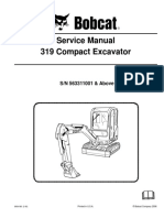 Service Manual 319 Compact Excavator: S/N 563311001 & Above