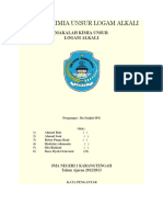 Makalah Kimia Unsur Logam Alkali