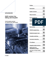 Sinumerik 840D Solution Line Milling With Shopmill