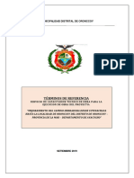 TDR Capacitador Tecnico de Obra 2019 Cutinachaca