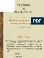 Training & Development: Training Is Expensive. Without Training It Is More Expensive