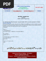 Cs502 Midterm Solved Mcqs by Junaid | PDF | Dynamic Programming | Time ...