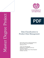 Data Classification in Product Data Management