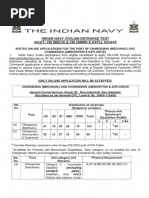 Indian Navy Chargement Recruitment Engineering Diploma 07 04