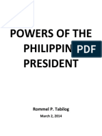 Powers of The Philippine President PDF