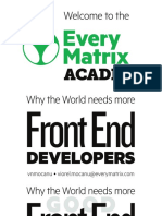 The EveryMatrix Front End Academy - Presentation