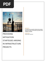 Providing Mitigation Startegies Arising in Infrastructure Projects