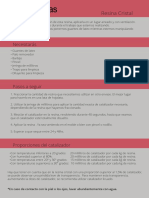 Manual de Preparación y Uso de Resina Cristal PDF