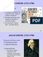 Adam Smith's Contributions to Economics