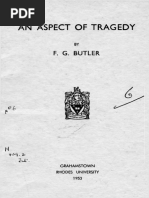 An Aspect of Tragedy: F. G. Butler