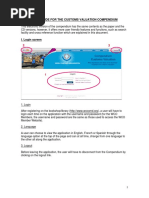 User Guide For The Customs Valuation Compendium