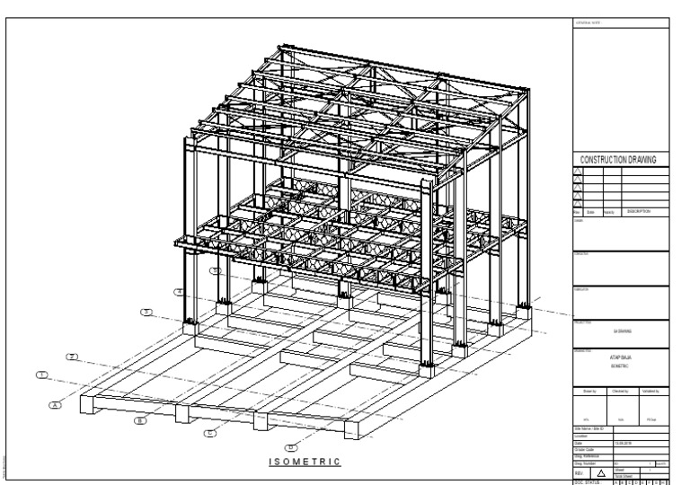 Tekla Structures Isometric Drawing | PDF