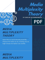 Media Multiplexity Theory: Tie Strength and Media Use