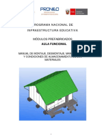Manual para Instalación de Aulas Prefabricadas en Perú