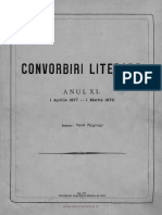 Convorbiri Literare XI - 1 ApriIie 1877 - 1 Martie 1878.