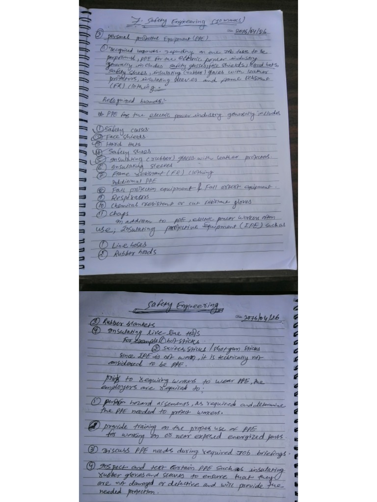 Safety Engineering Notes | PDF