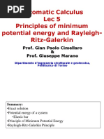 Automatic Calculus Lec 5 Principles of Minimum Potential Energy and Rayleigh-Ritz-Galerkin