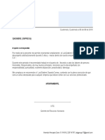 Carta Recomendacion Laboral