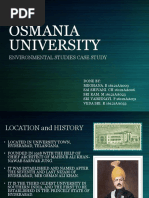 Osmania University: Environmental Studies Case Study