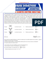 Punto de Corte Entre Rectas para Primero de Secundaria