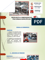 Capacitación. Respuesta A Emergencias Por Áreas Específicas