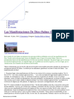 Las Manifestaciones de Dios (Salmo 19) - IBWS4U PDF