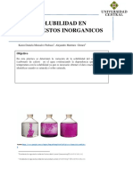 Laboratorio Solubilidad PDF