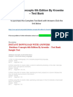 Database Concepts 6th Edition by Kroenke - Test Bank