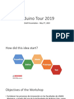 Arduino Tour 2019: Draft Presentation - May 5, 2019