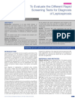 Panwala2015, Evaluate Rapid Screening For Diag Lepto PDF