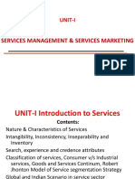 Unit-I: Services Management & Services Marketing