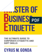 Master of Business Etiquette - Cyrus M. Gonda