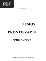 Engenharia Da Produção- TEMOS PRONTO 38 99826 6952