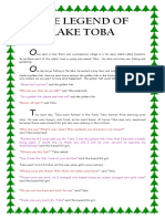 The Legend of Lake Toba: Please Don't Eat Me!