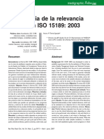 Importancia de la relevancia médica en ISO 15189