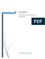 Examen Ing. en Desarrollo e Innovación Empresarial